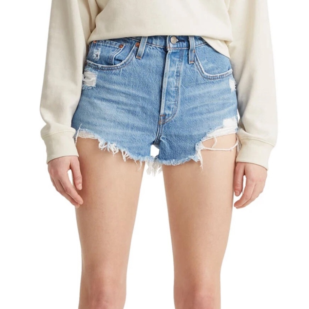 Levi's Women's 501 Cotton High-Rise Denim Shorts in Sansome St